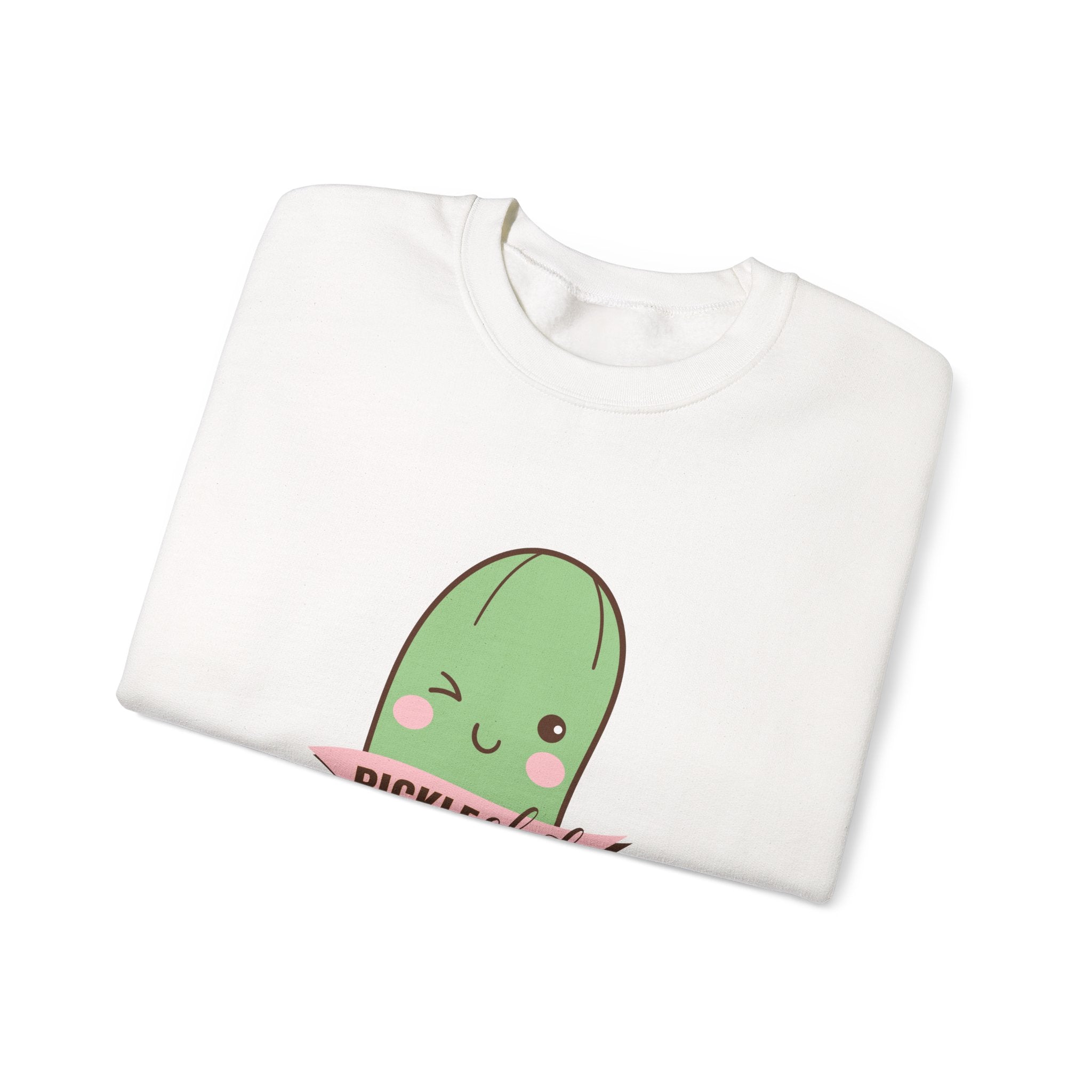 Pickle Lover Crewneck Sweatshirt, Cute Gifting for Foodies, Unisex Funny Sweatshirt, Quirky Casual Wear, Ideal for Birthdays