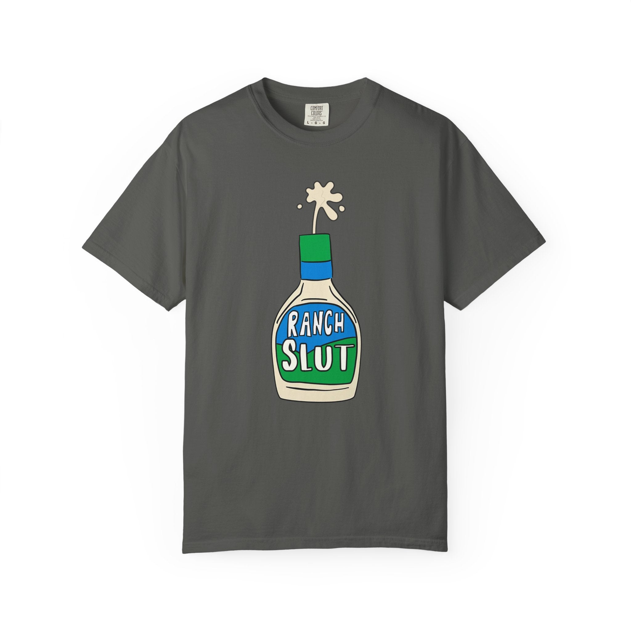 Funny Ranch Slut T-Shirt, Humorous Graphic Tee, Unisex Clothing, Gift for Foodies, Casual Wear for Parties