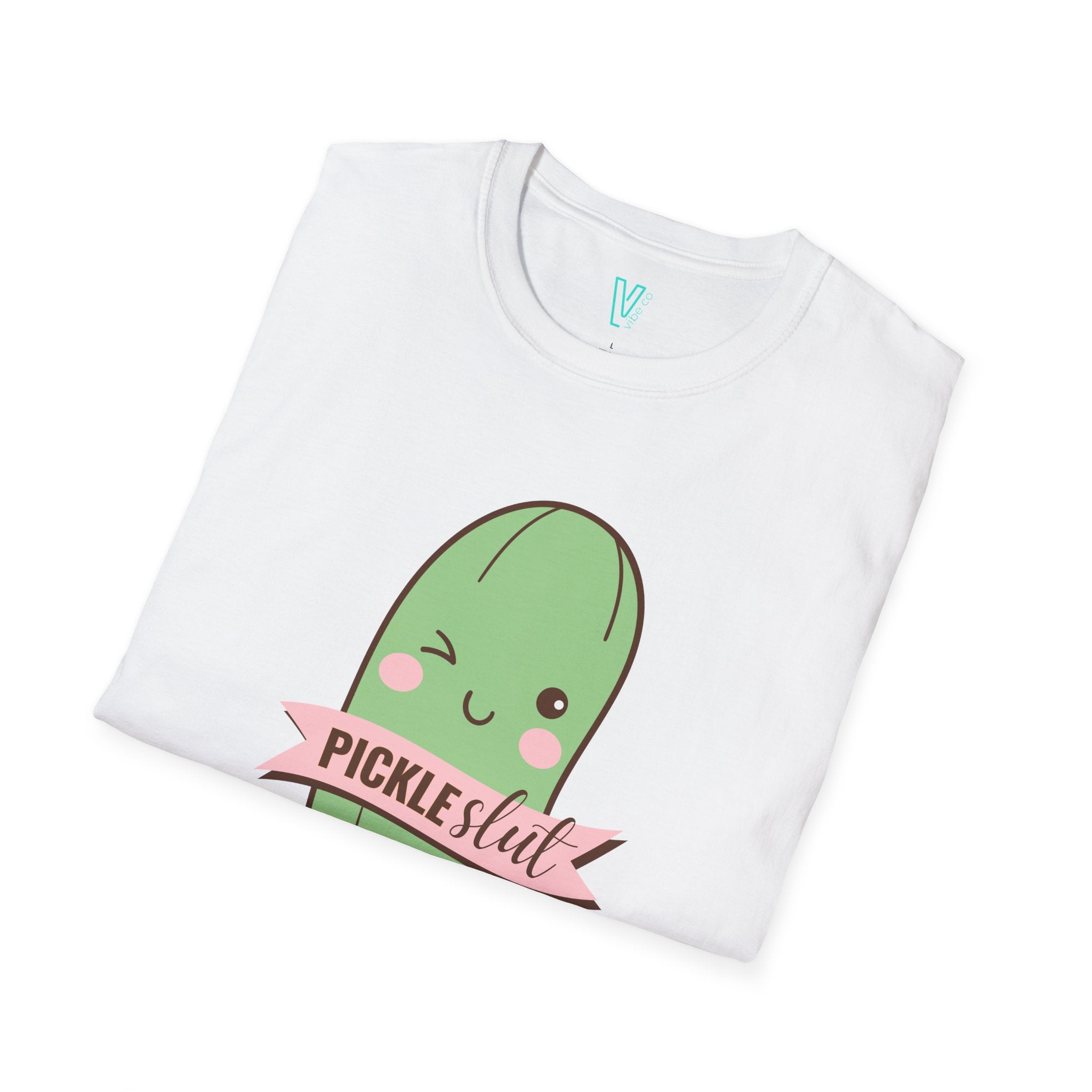 Pickle Slut Shirt – Cute Kawaii Pickle Tee for Snack Addicts & Chaos Gremlins