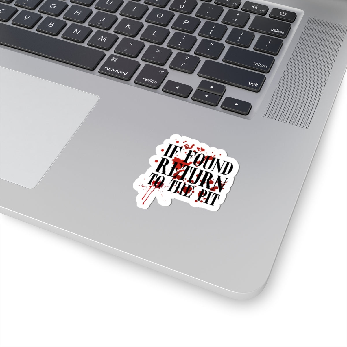 If Found, Return to the Pit Sticker | Emo Punk Rock Vinyl Decal | Scene Aesthetic Laptop & Water Bottle Sticker