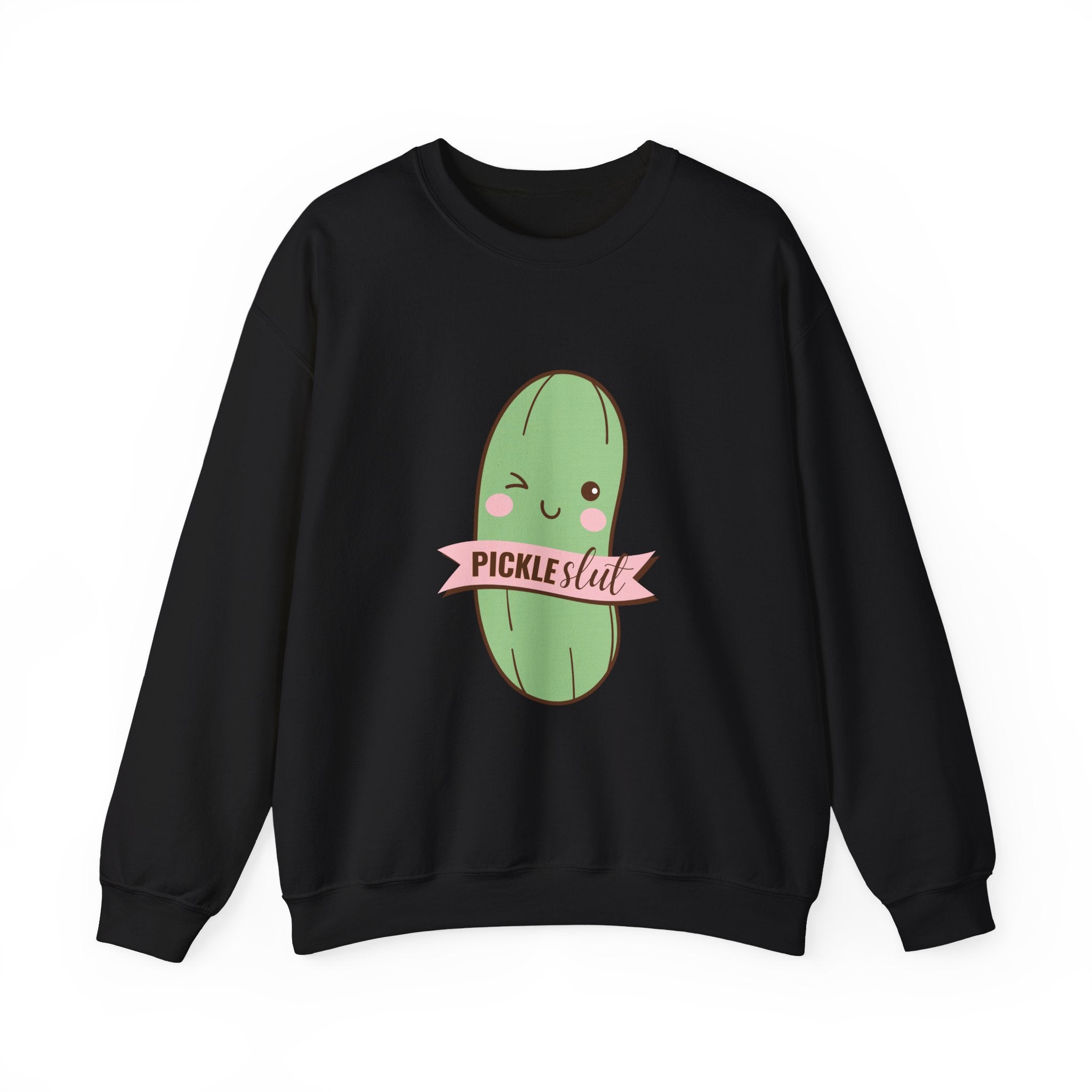 Pickle Lover Crewneck Sweatshirt, Cute Gifting for Foodies, Unisex Funny Sweatshirt, Quirky Casual Wear, Ideal for Birthdays