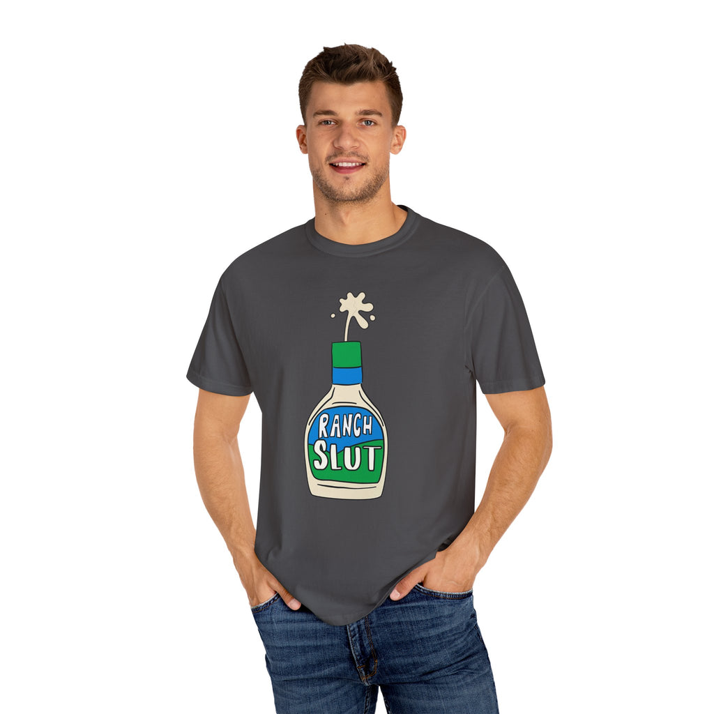 Funny Ranch Slut T-Shirt, Humorous Graphic Tee, Unisex Clothing, Gift for Foodies, Casual Wear for Parties