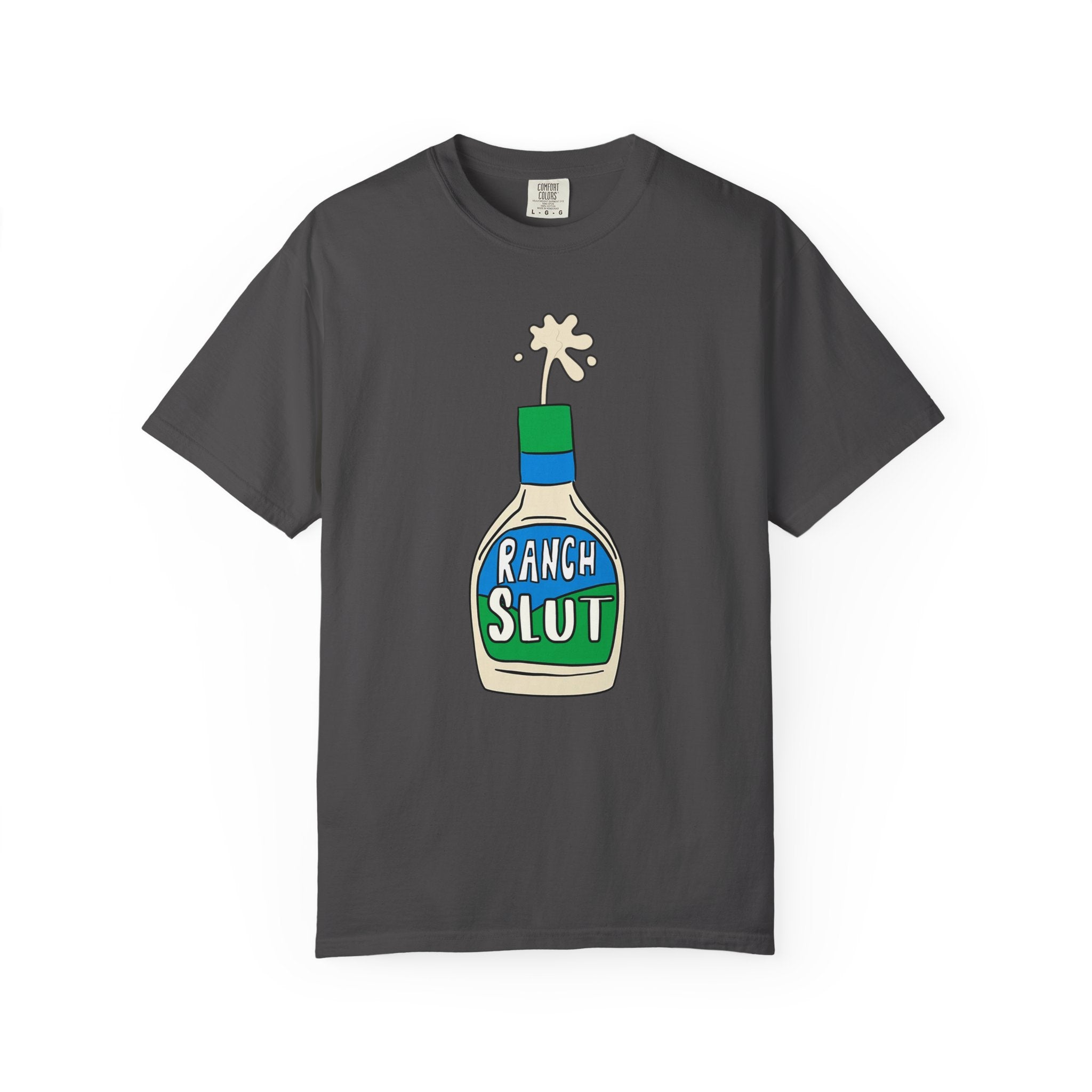 Funny Ranch Slut T-Shirt, Humorous Graphic Tee, Unisex Clothing, Gift for Foodies, Casual Wear for Parties