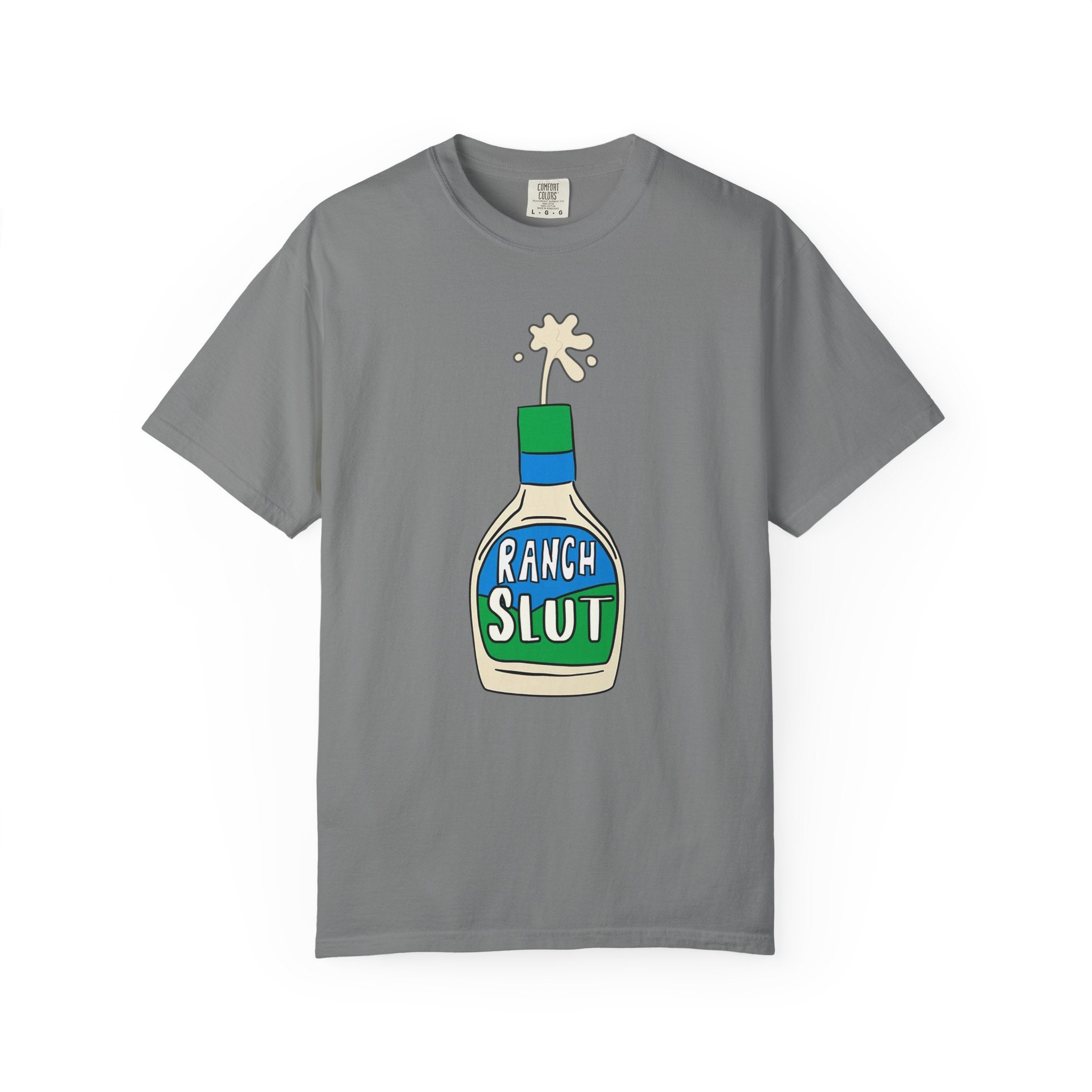 Funny Ranch Slut T-Shirt, Humorous Graphic Tee, Unisex Clothing, Gift for Foodies, Casual Wear for Parties