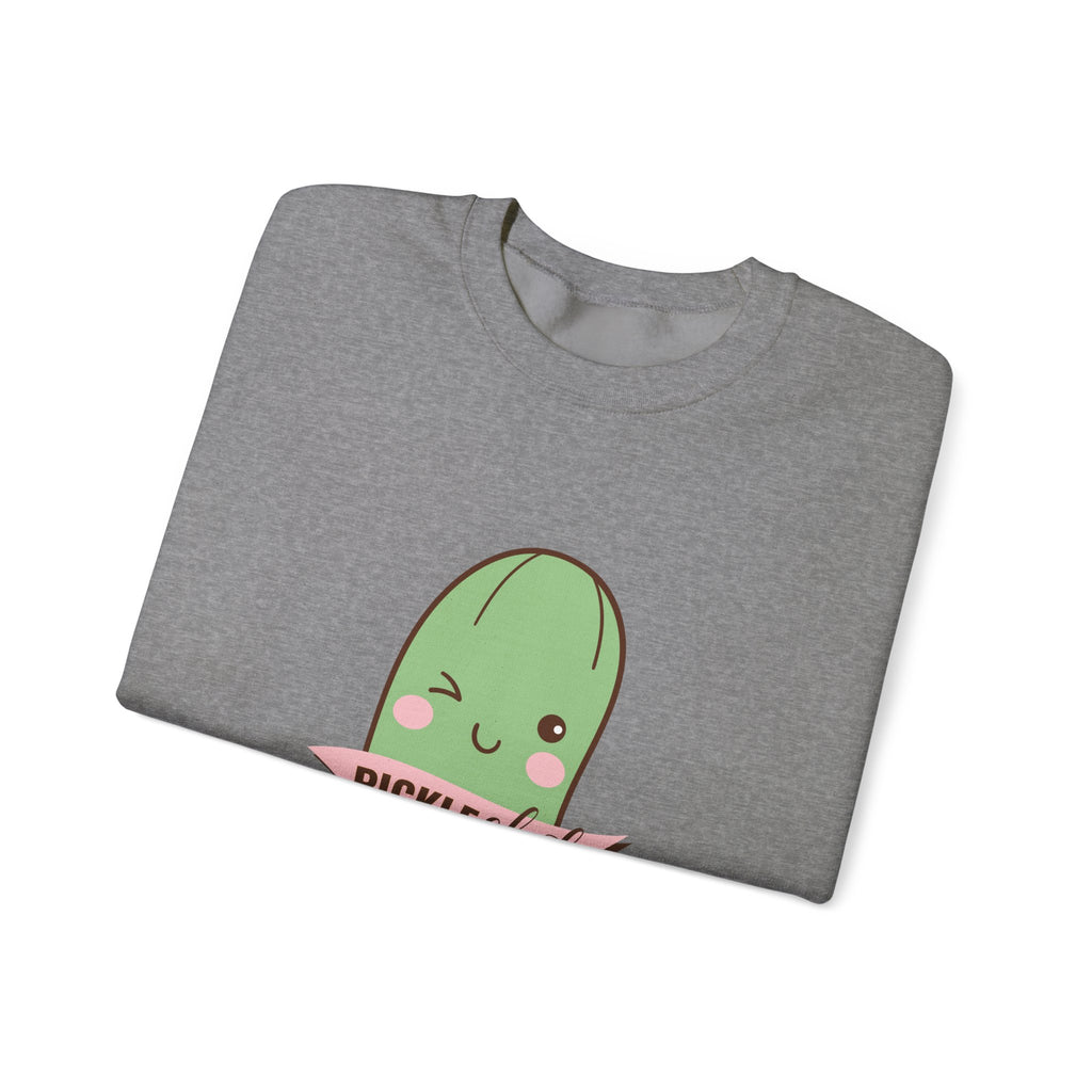 Pickle Lover Crewneck Sweatshirt, Cute Gifting for Foodies, Unisex Funny Sweatshirt, Quirky Casual Wear, Ideal for Birthdays