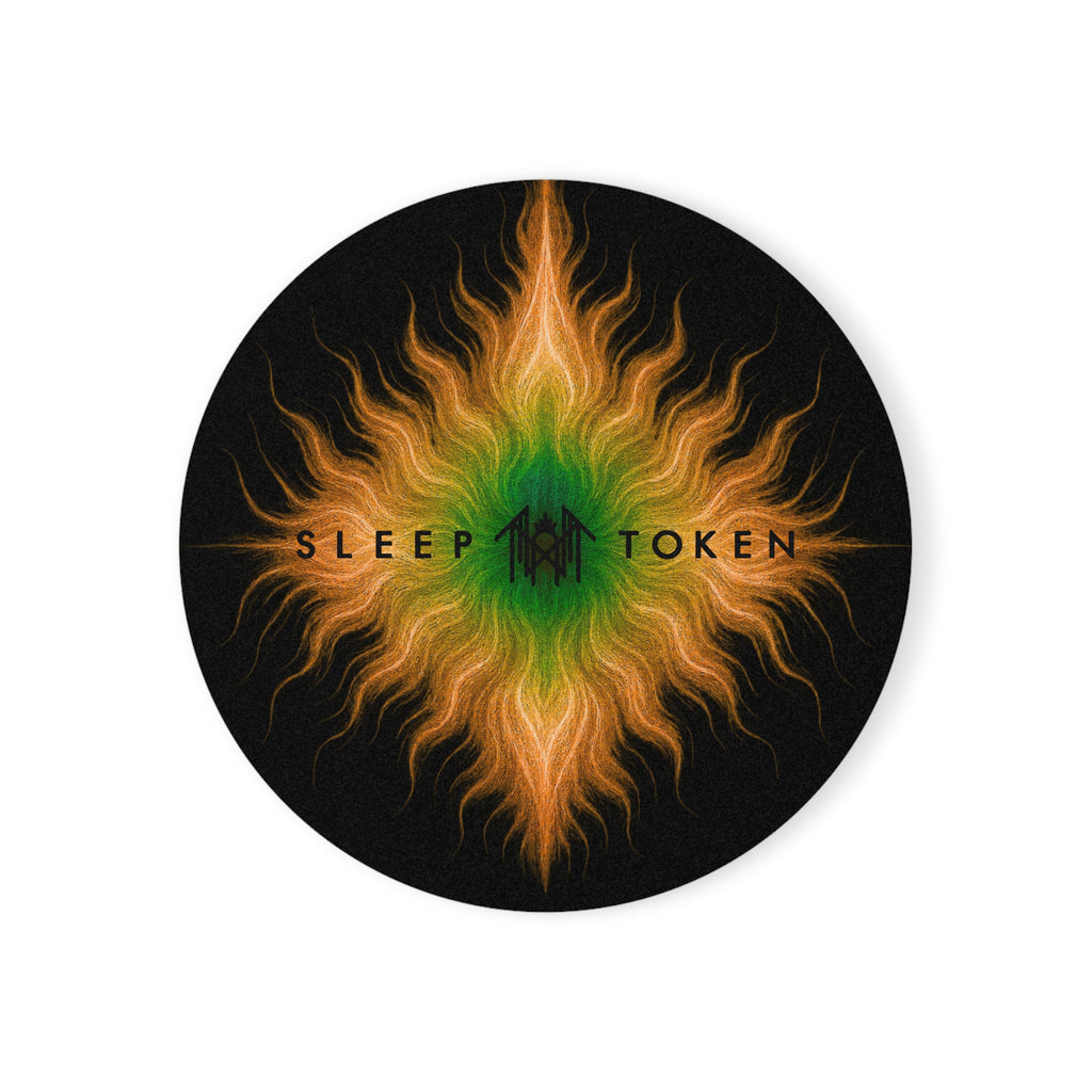 Sleep T Spectral Devotion: Emergence Coaster | Unique Drink Coaster, Gift for Music Lovers, Home Decor, Housewarming Gift, Band Merchandise