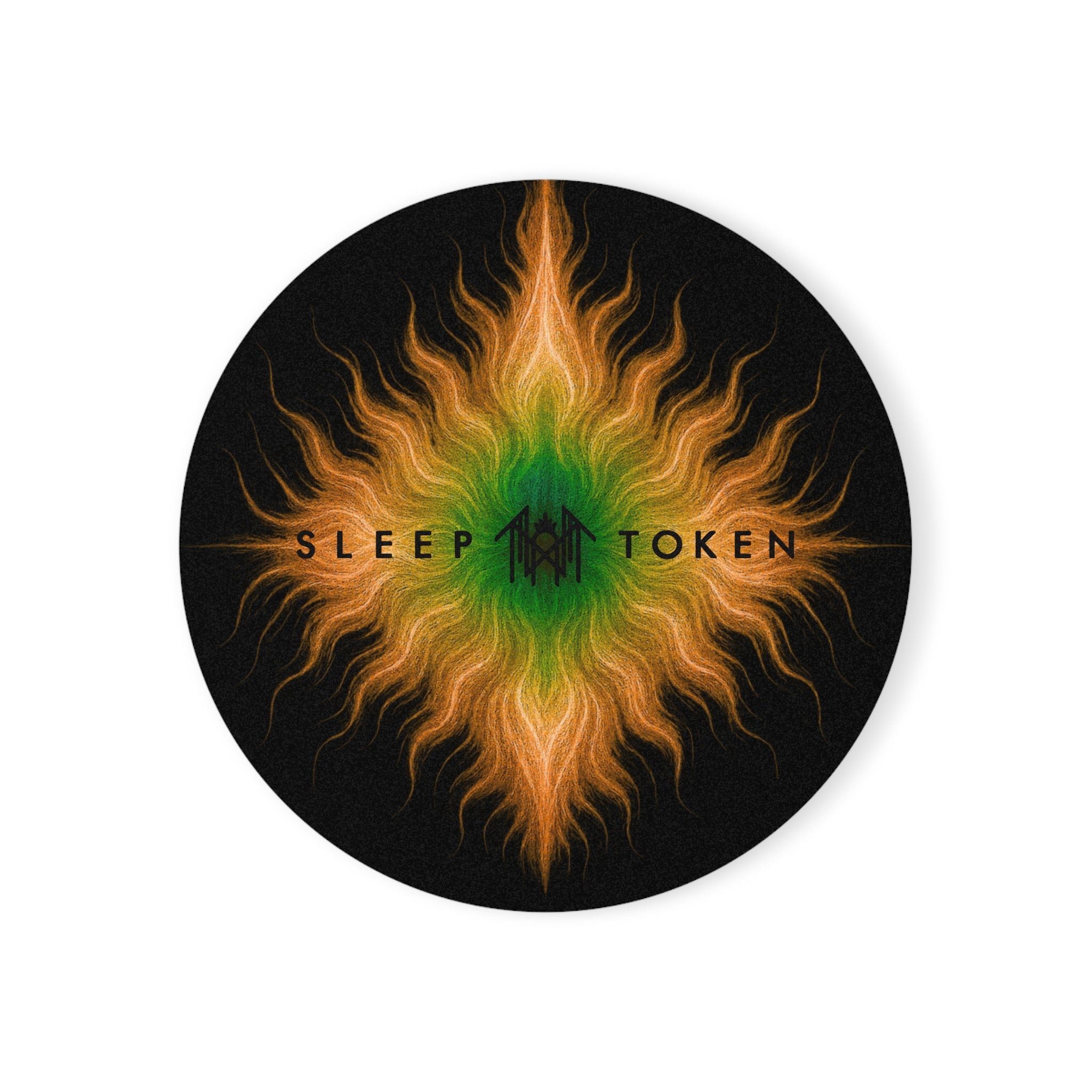 Sleep T Spectral Devotion: Emergence Coaster | Unique Drink Coaster, Gift for Music Lovers, Home Decor, Housewarming Gift, Band Merchandise