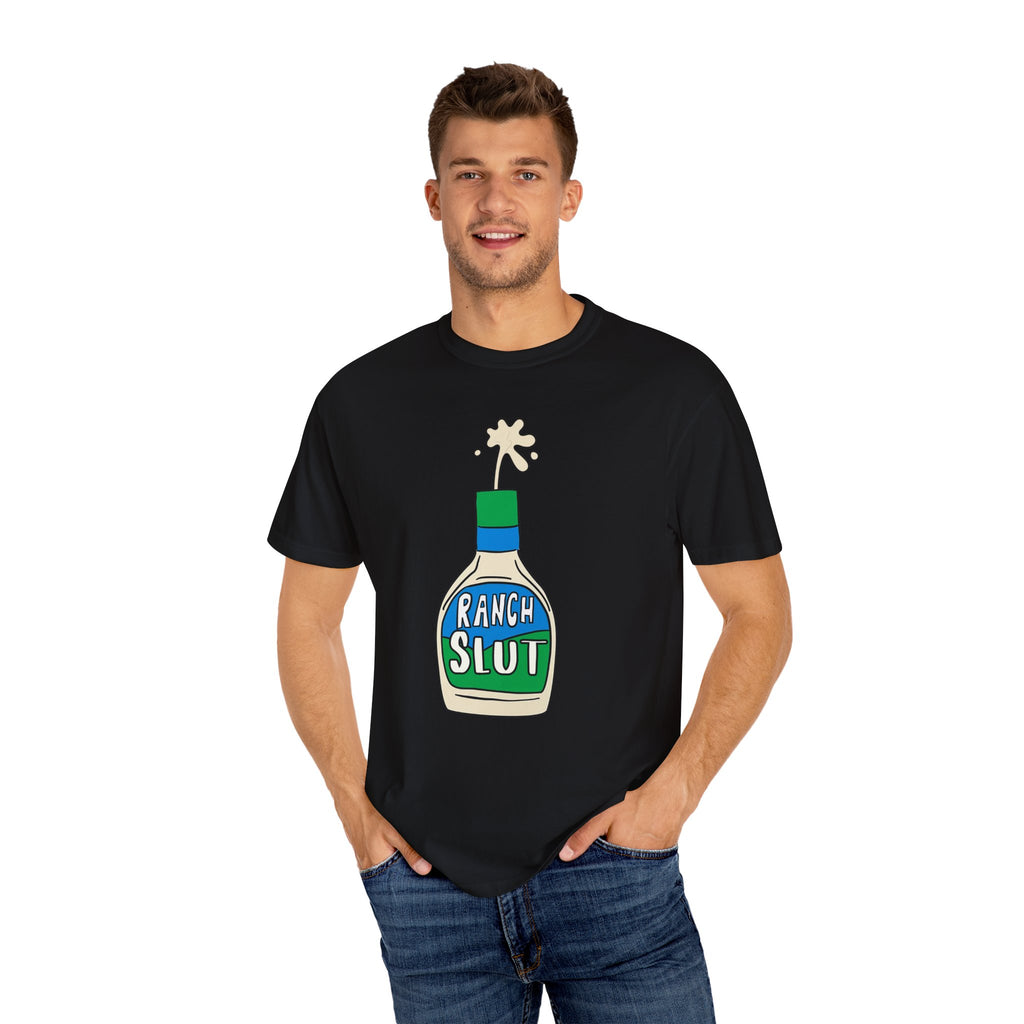 Funny Ranch Slut T-Shirt, Humorous Graphic Tee, Unisex Clothing, Gift for Foodies, Casual Wear for Parties