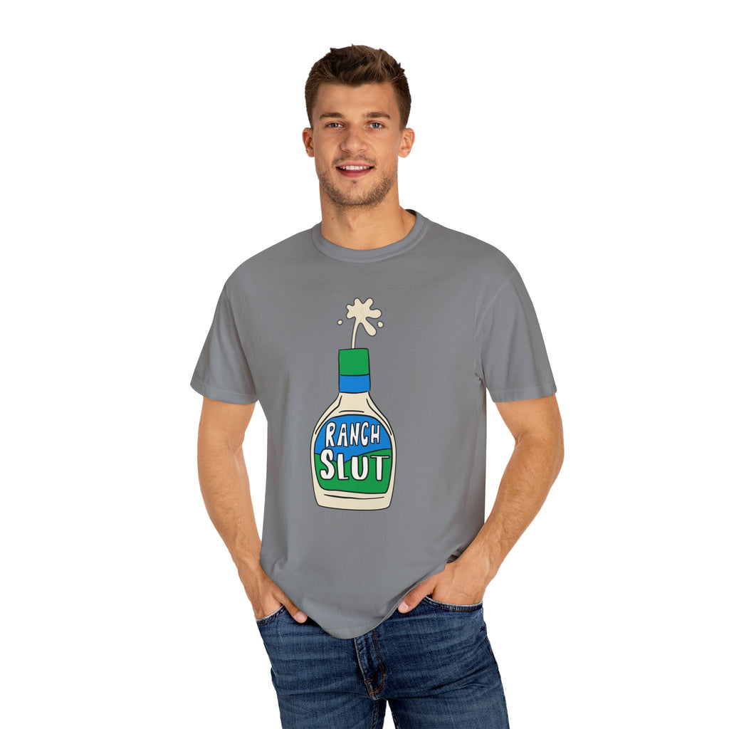 Funny Ranch Slut T-Shirt, Humorous Graphic Tee, Unisex Clothing, Gift for Foodies, Casual Wear for Parties
