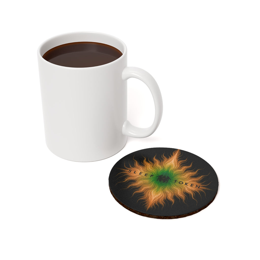 Sleep T Spectral Devotion: Emergence Coaster | Unique Drink Coaster, Gift for Music Lovers, Home Decor, Housewarming Gift, Band Merchandise