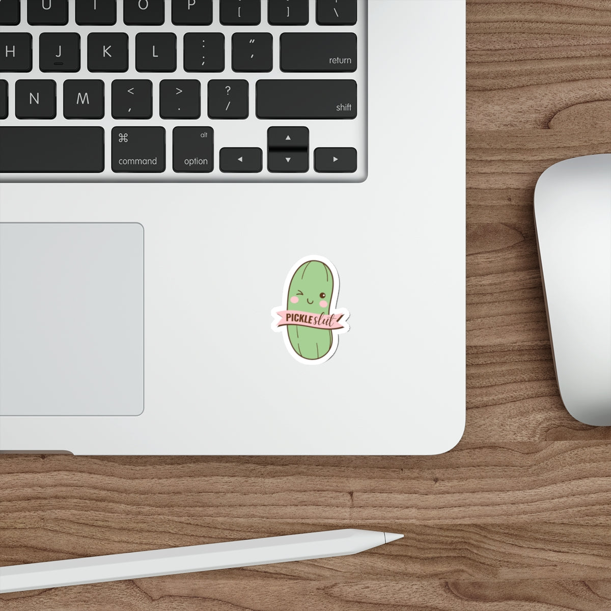 Pickle Slut Die-Cut Stickers | Cute Laptop Decor, Fun Gift for Foodies, Stickers for Water Bottles, Quirky Home Decor