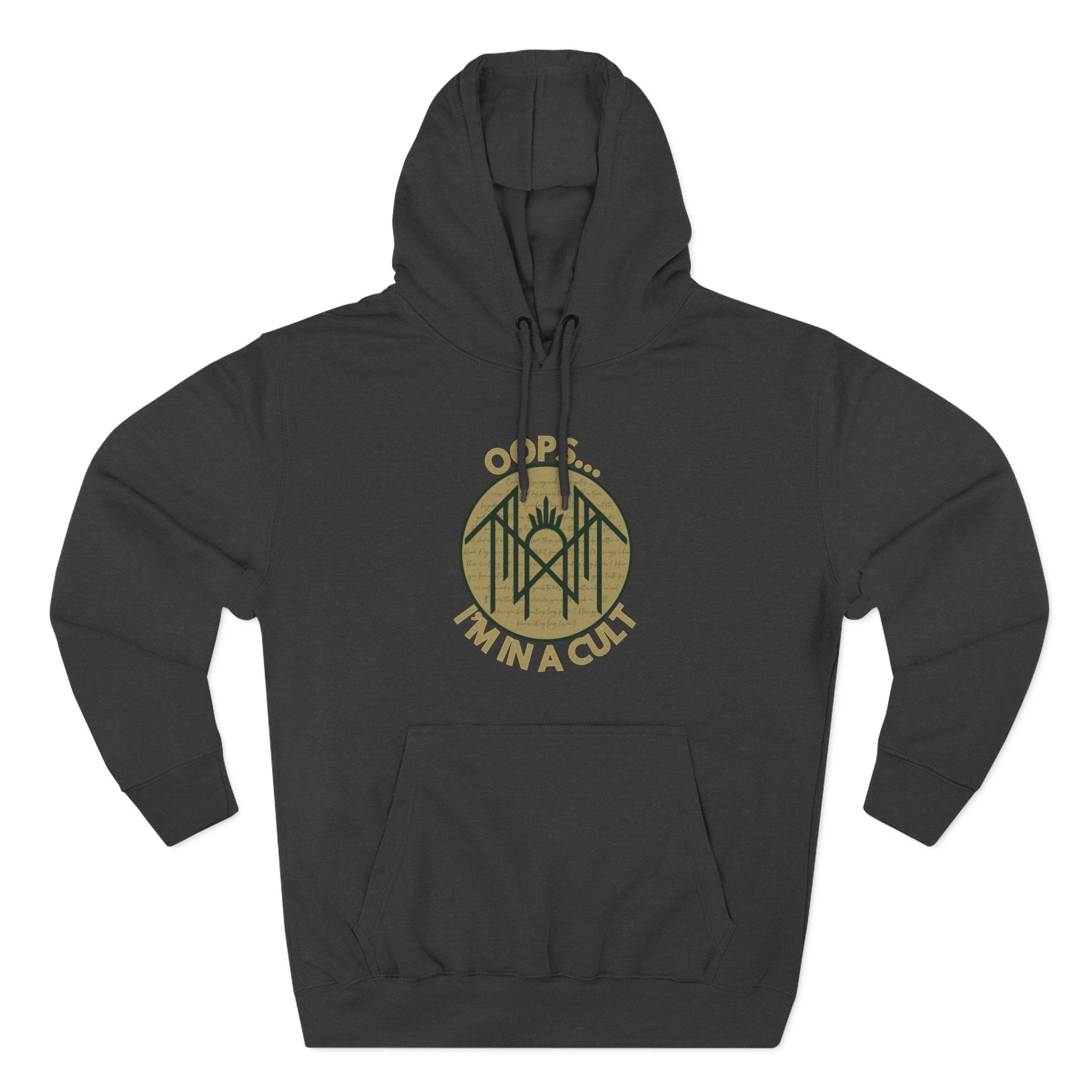 Funny Three-Panel Fleece Hoodie – Cozy Gift for Friends, Casual Wear, Birthday Present, Personalized Style
