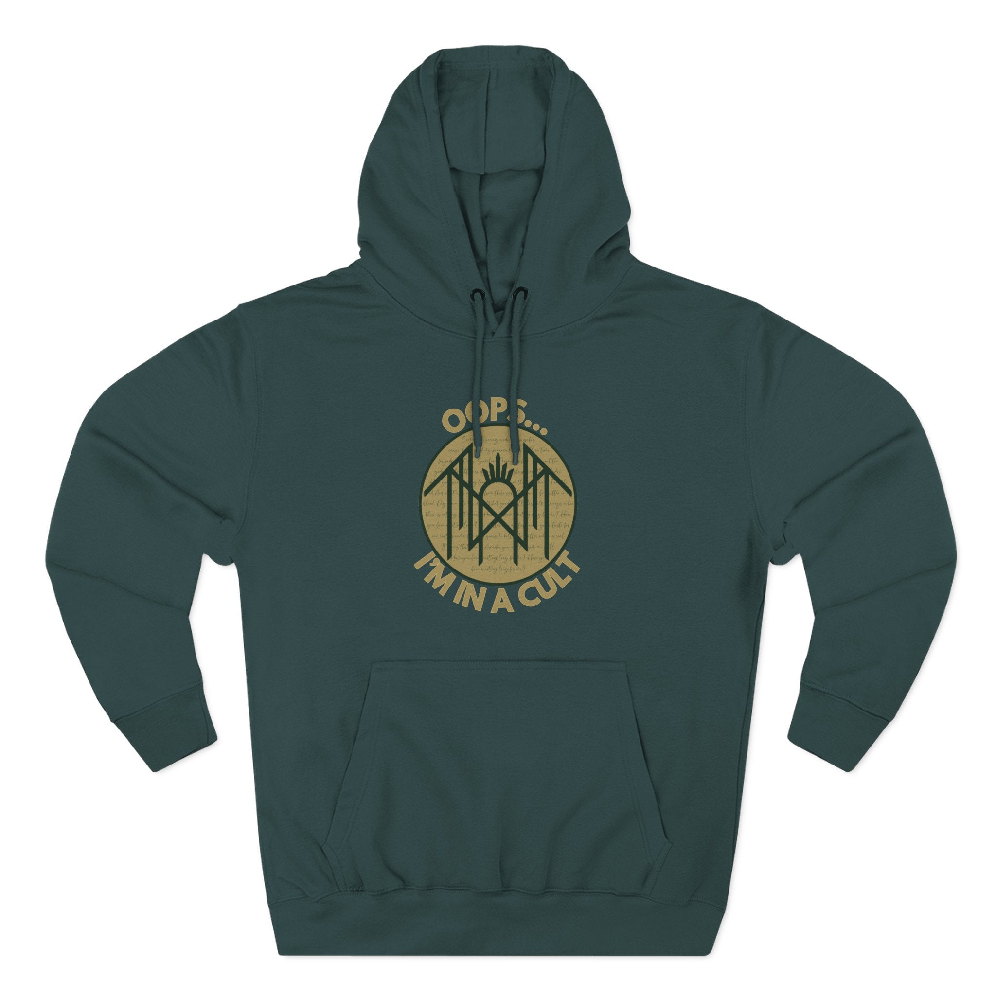 Funny Three-Panel Fleece Hoodie – Cozy Gift for Friends, Casual Wear, Birthday Present, Personalized Style