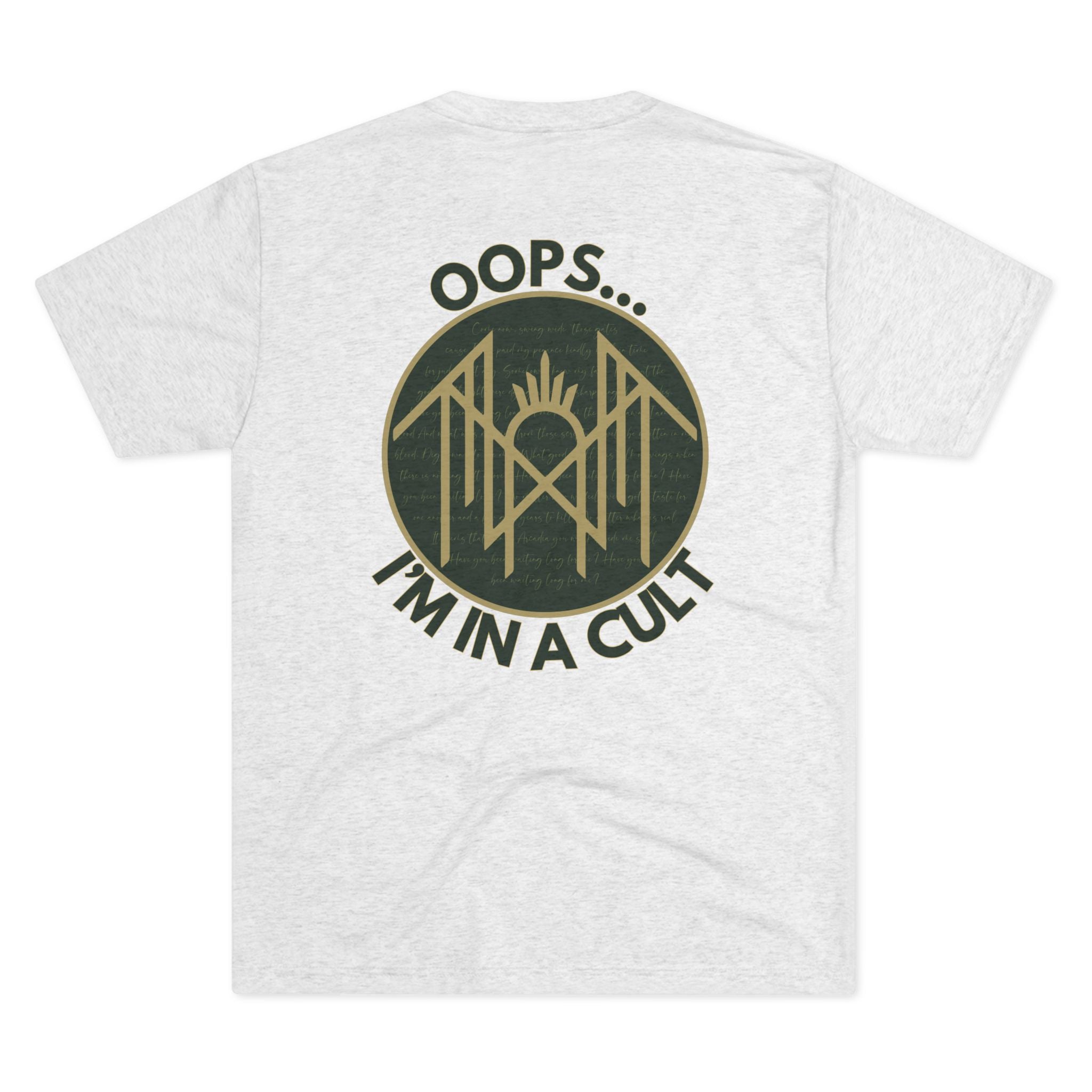 Cult Humor Unisex Tee, Funny Graphic Shirt, Trendy Crew Neck, Statement T-Shirt, Gift for Friends, Casual Wear