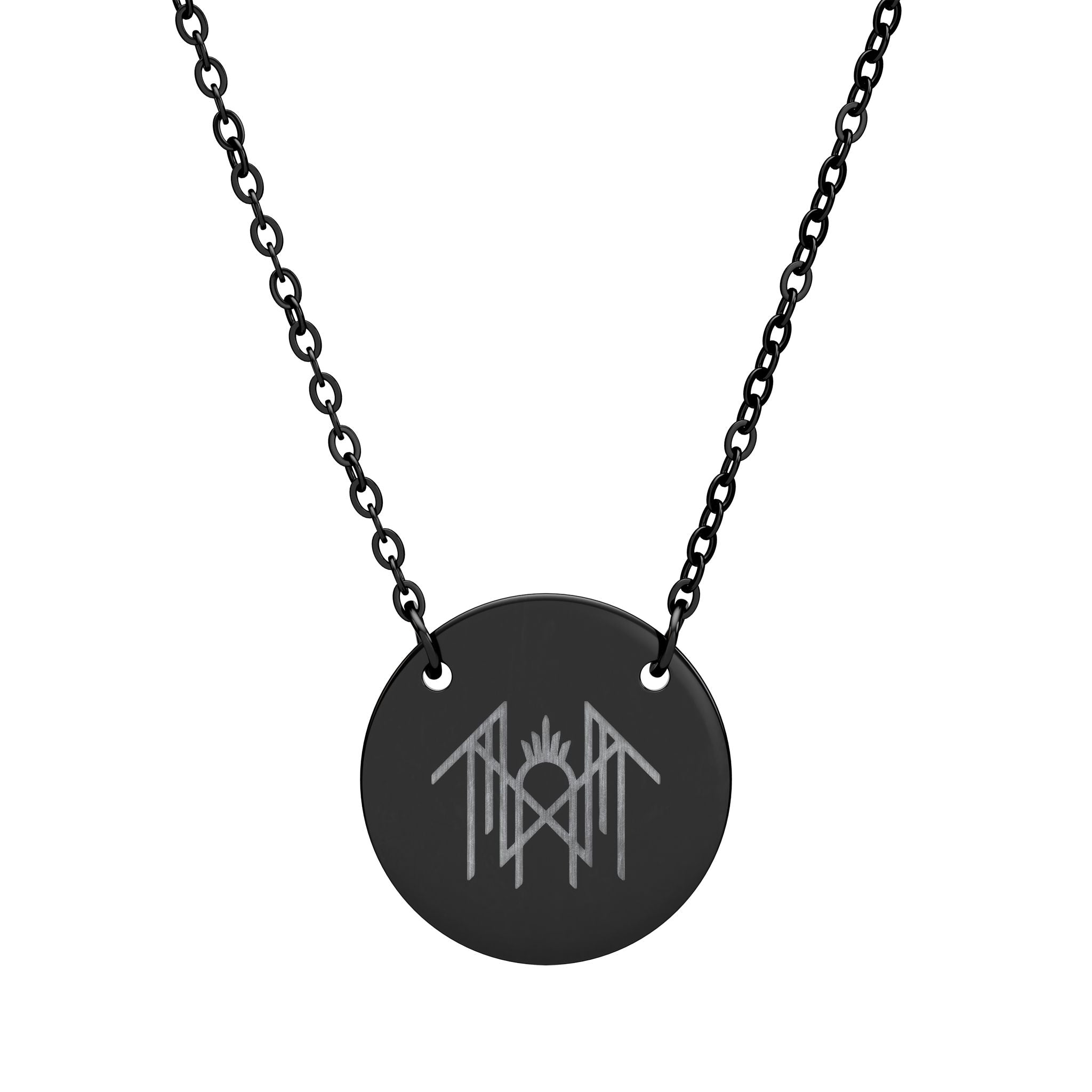 Stylish Circle Necklace with Engraved Design, Personalized Jewelry Gift, Minimalist Accessory for All Occasions, Unique Charm for [...]