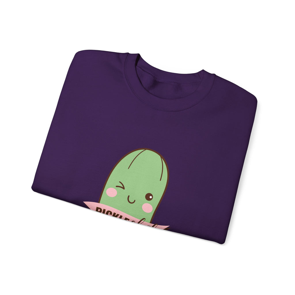 Pickle Lover Crewneck Sweatshirt, Cute Gifting for Foodies, Unisex Funny Sweatshirt, Quirky Casual Wear, Ideal for Birthdays