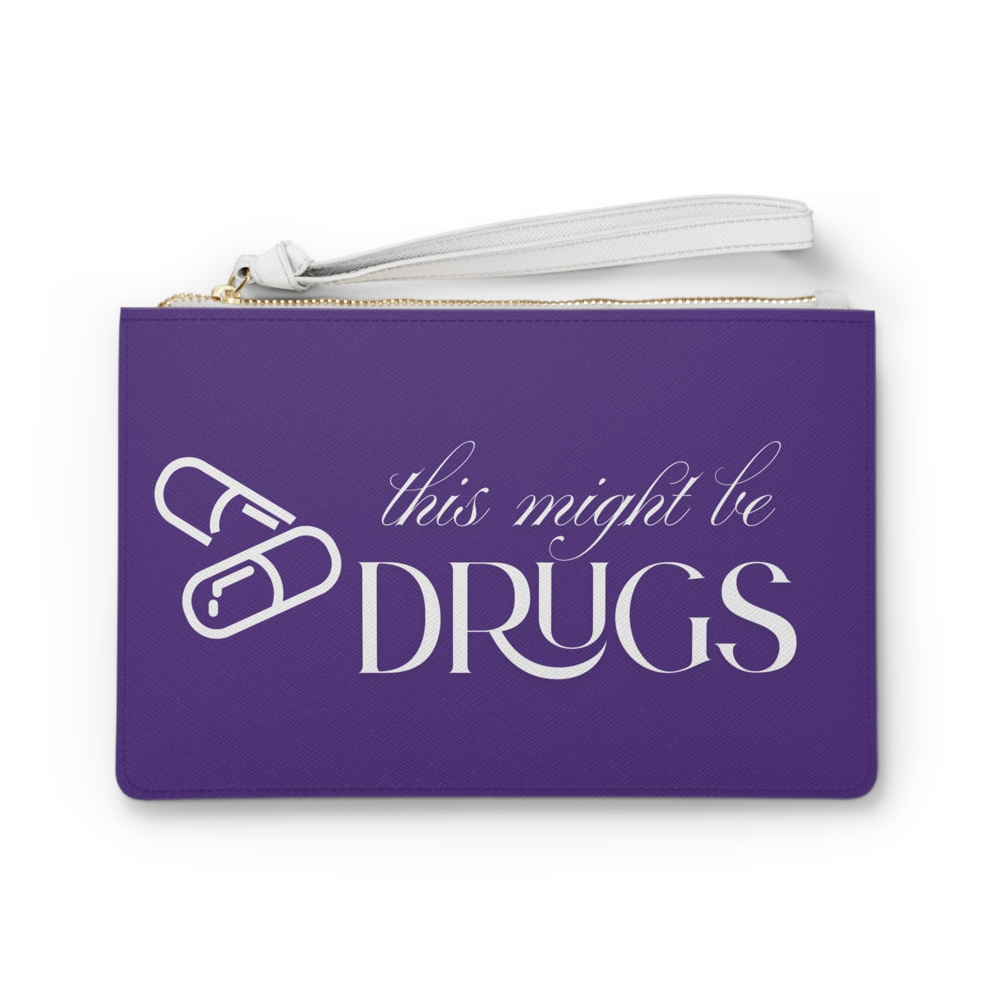 Quirky Clutch Bag - Fun Purse for Parties, Festivals, Gifts, Vibrant Design, Humor, Unique Accessory