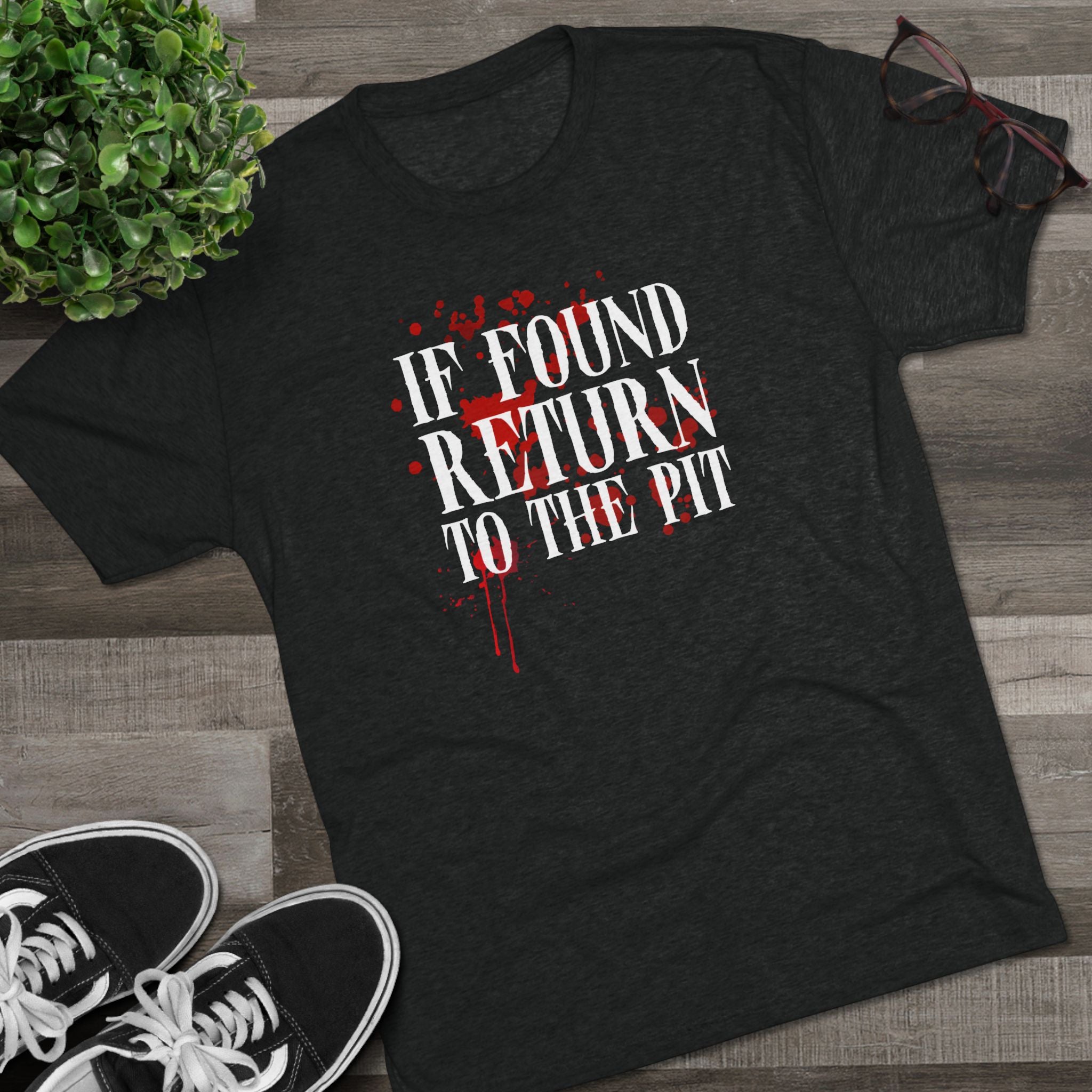 If Found, Return to the Pit Shirt | Emo Punk Rock Concert Tee | Scene Aesthetic Graphic T-Shirt | Festival & Mosh Pit Outfit