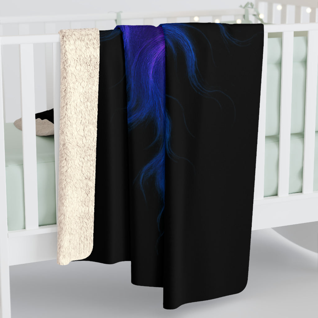 Even in Arcadia Inspired Sherpa Fleece Blanket | Spectral Devotion Collection – Soft Cozy Throw for Couch, Warm Winter Home Decor Gift