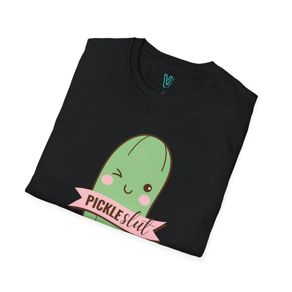 Pickle Slut Shirt – Cute Kawaii Pickle Tee for Snack Addicts & Chaos Gremlins