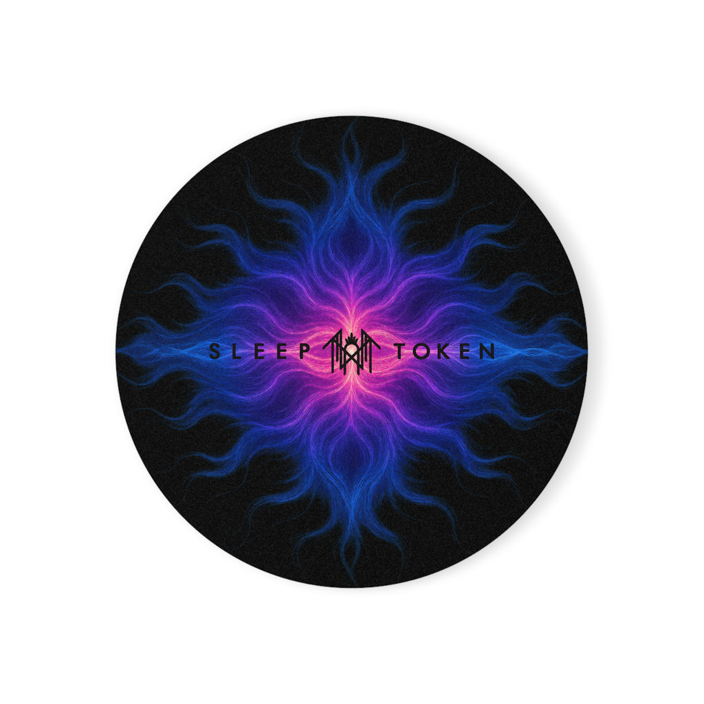 Sleep T Spectral Devotion: Even in Arcadia Coaster | Unique Drink Coaster, Gift for Music Lovers, Home Decor, Housewarming Gift, Band Merchandise