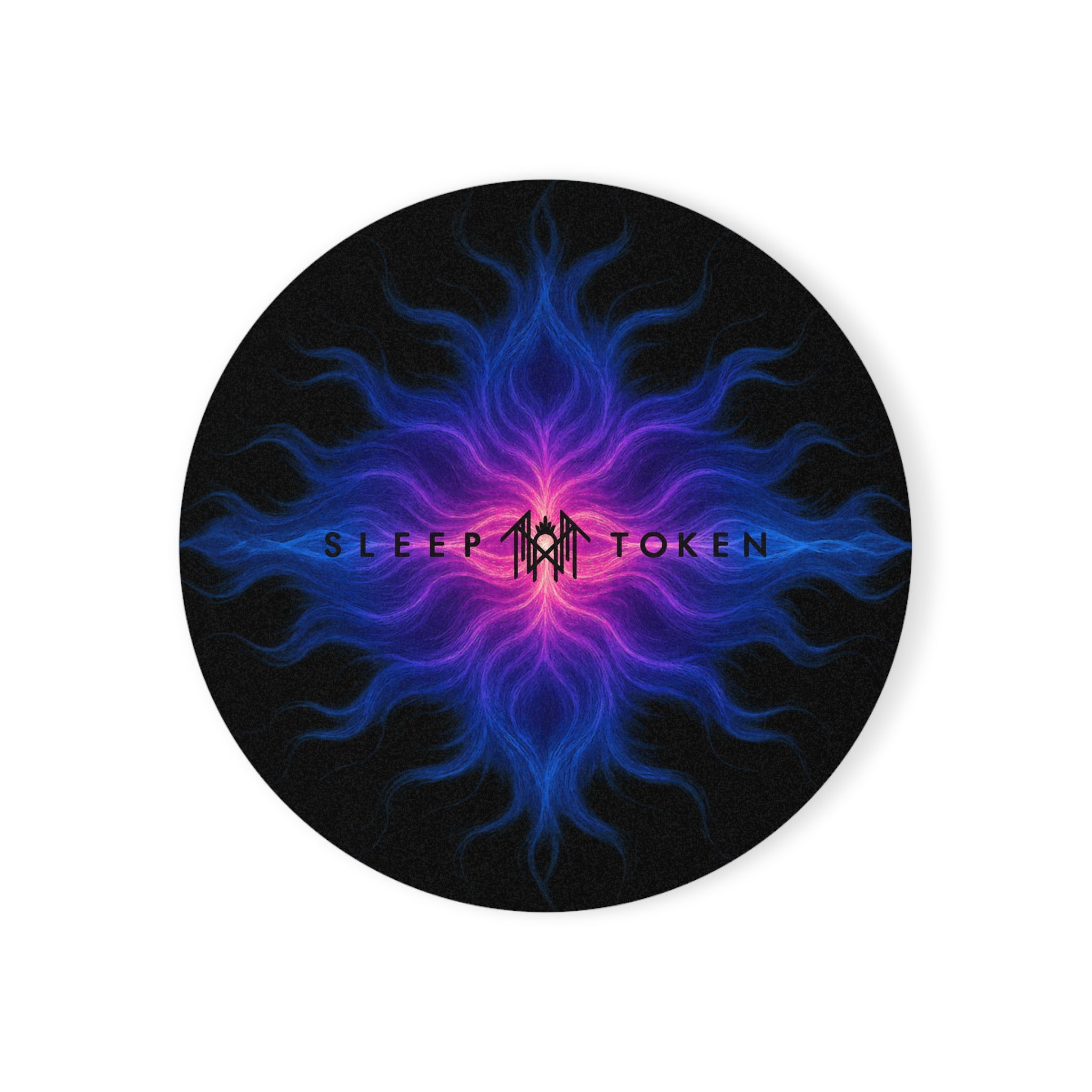 Sleep T Spectral Devotion: Even in Arcadia Coaster | Unique Drink Coaster, Gift for Music Lovers, Home Decor, Housewarming Gift, Band Merchandise