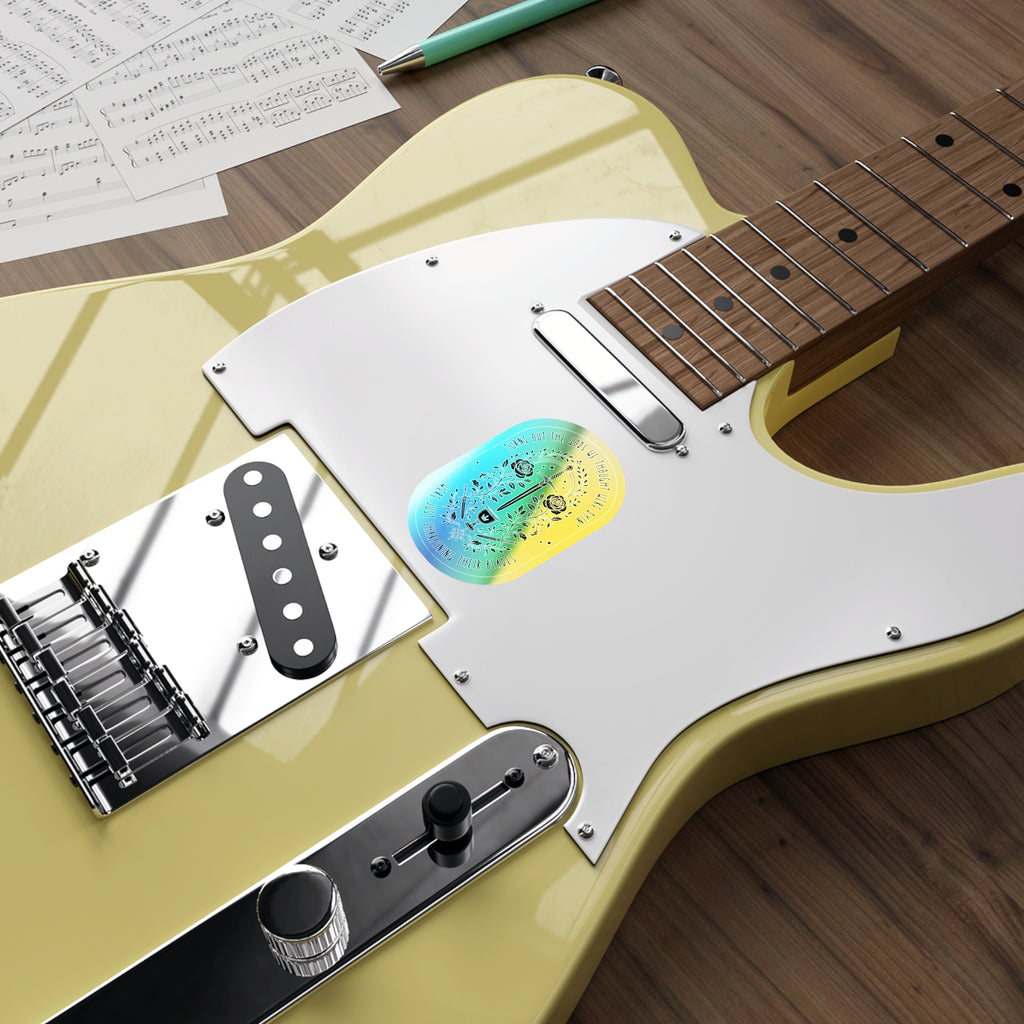 Sharpening Their Blades – Sticker (Rainbow Holo Look)