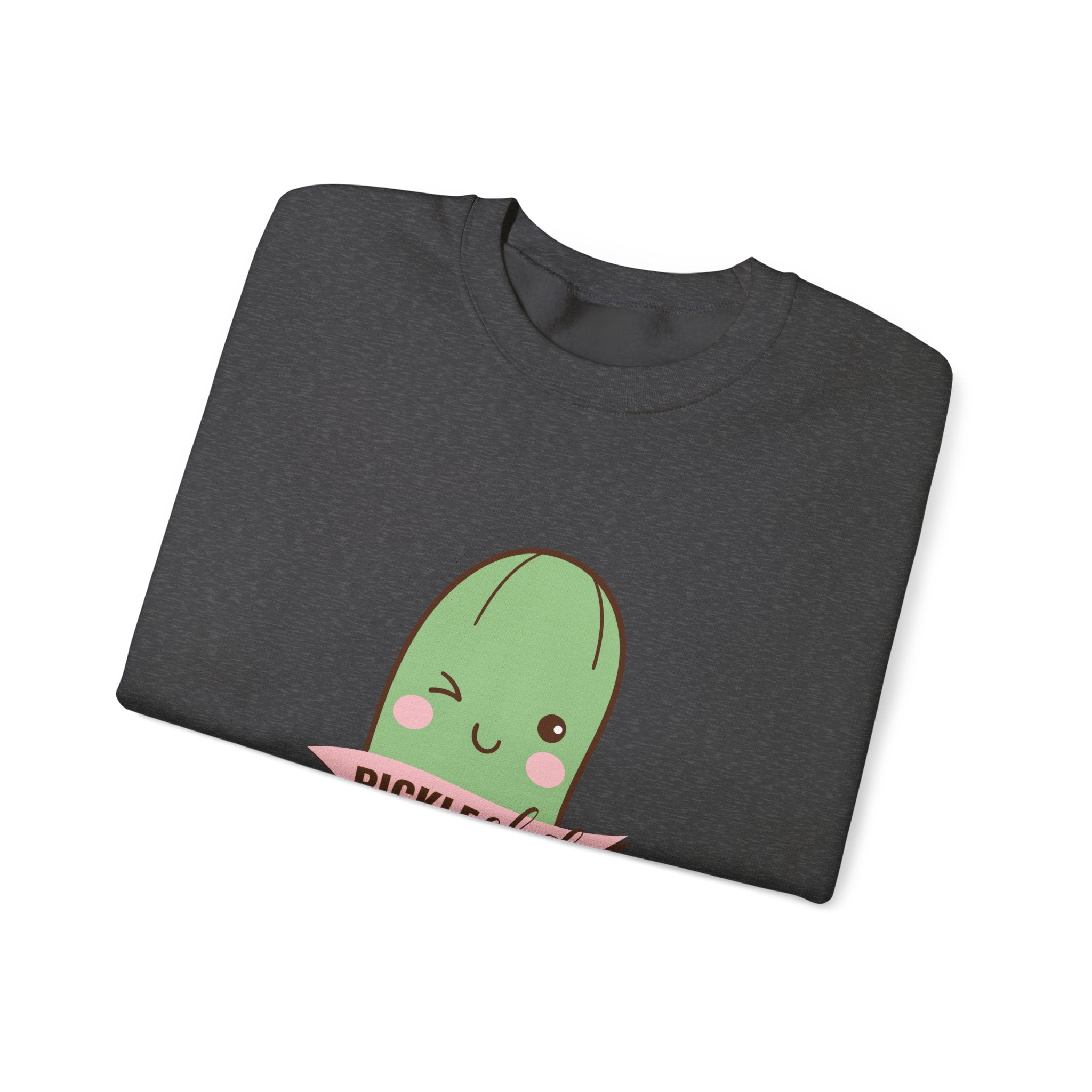 Pickle Lover Crewneck Sweatshirt, Cute Gifting for Foodies, Unisex Funny Sweatshirt, Quirky Casual Wear, Ideal for Birthdays