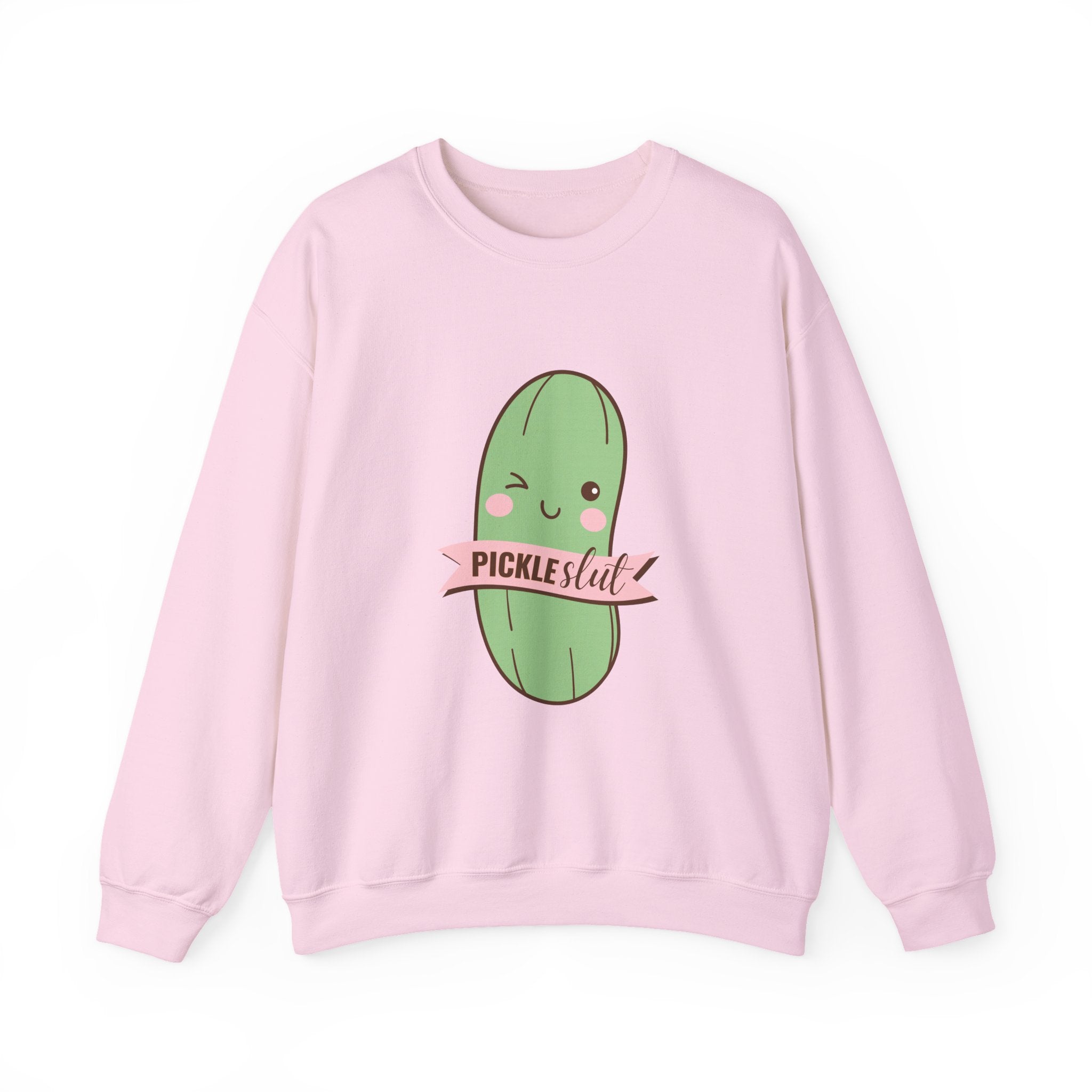Pickle Lover Crewneck Sweatshirt, Cute Gifting for Foodies, Unisex Funny Sweatshirt, Quirky Casual Wear, Ideal for Birthdays