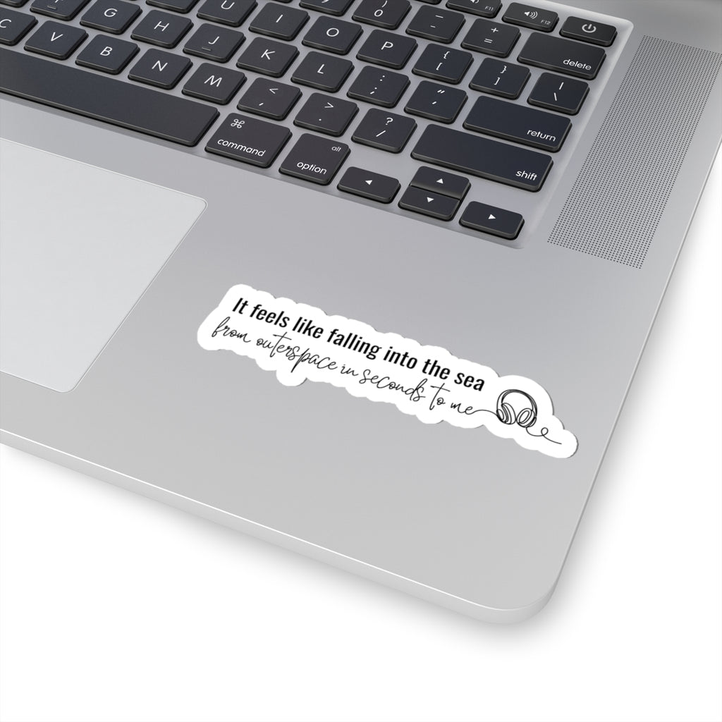 Falling Into the Sea Sticker