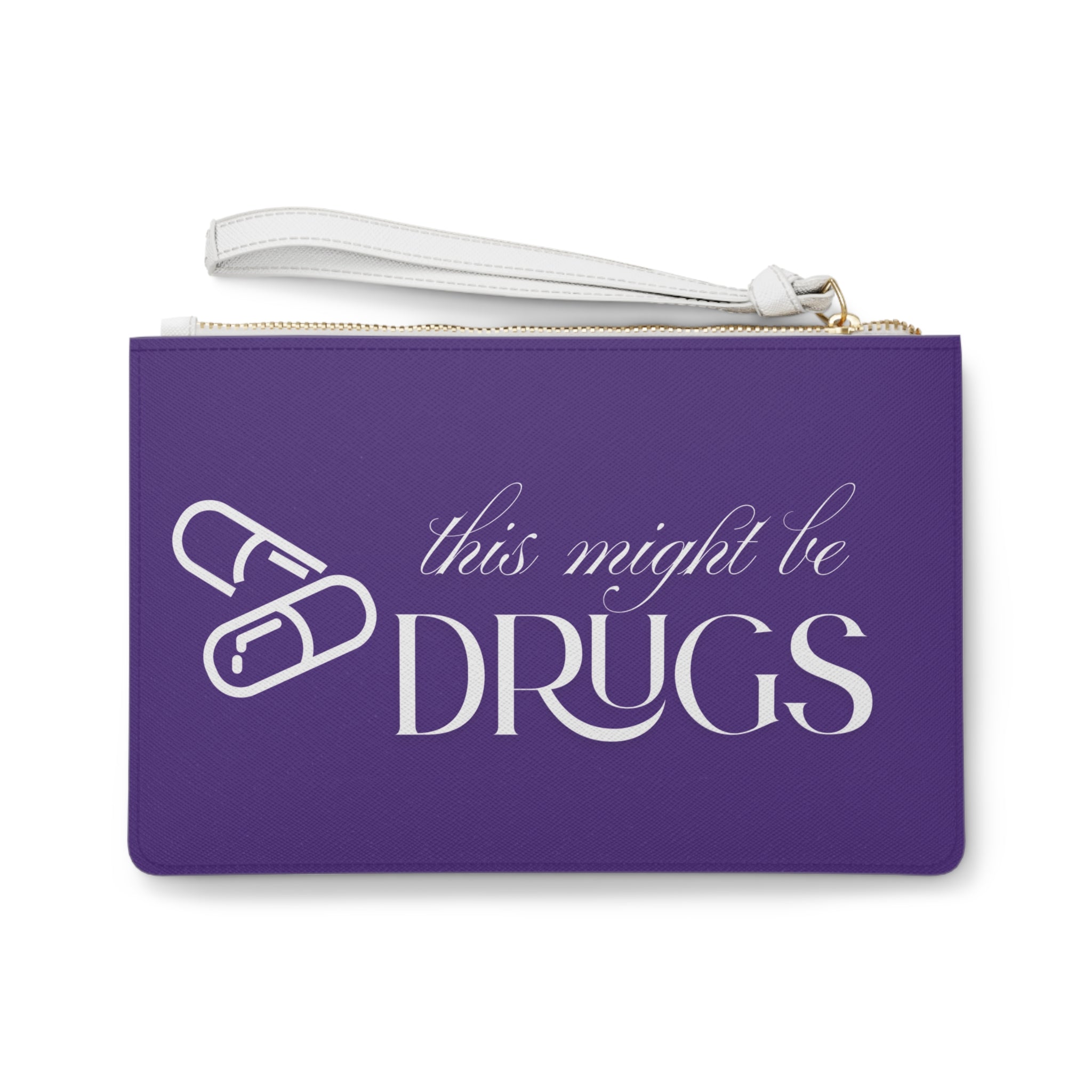 Quirky Clutch Bag - Fun Purse for Parties, Festivals, Gifts, Vibrant Design, Humor, Unique Accessory