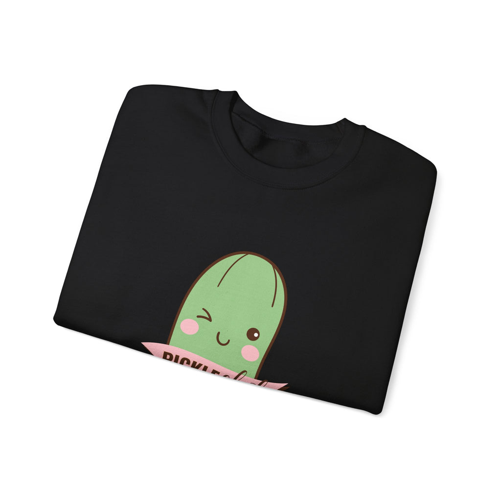 Pickle Lover Crewneck Sweatshirt, Cute Gifting for Foodies, Unisex Funny Sweatshirt, Quirky Casual Wear, Ideal for Birthdays