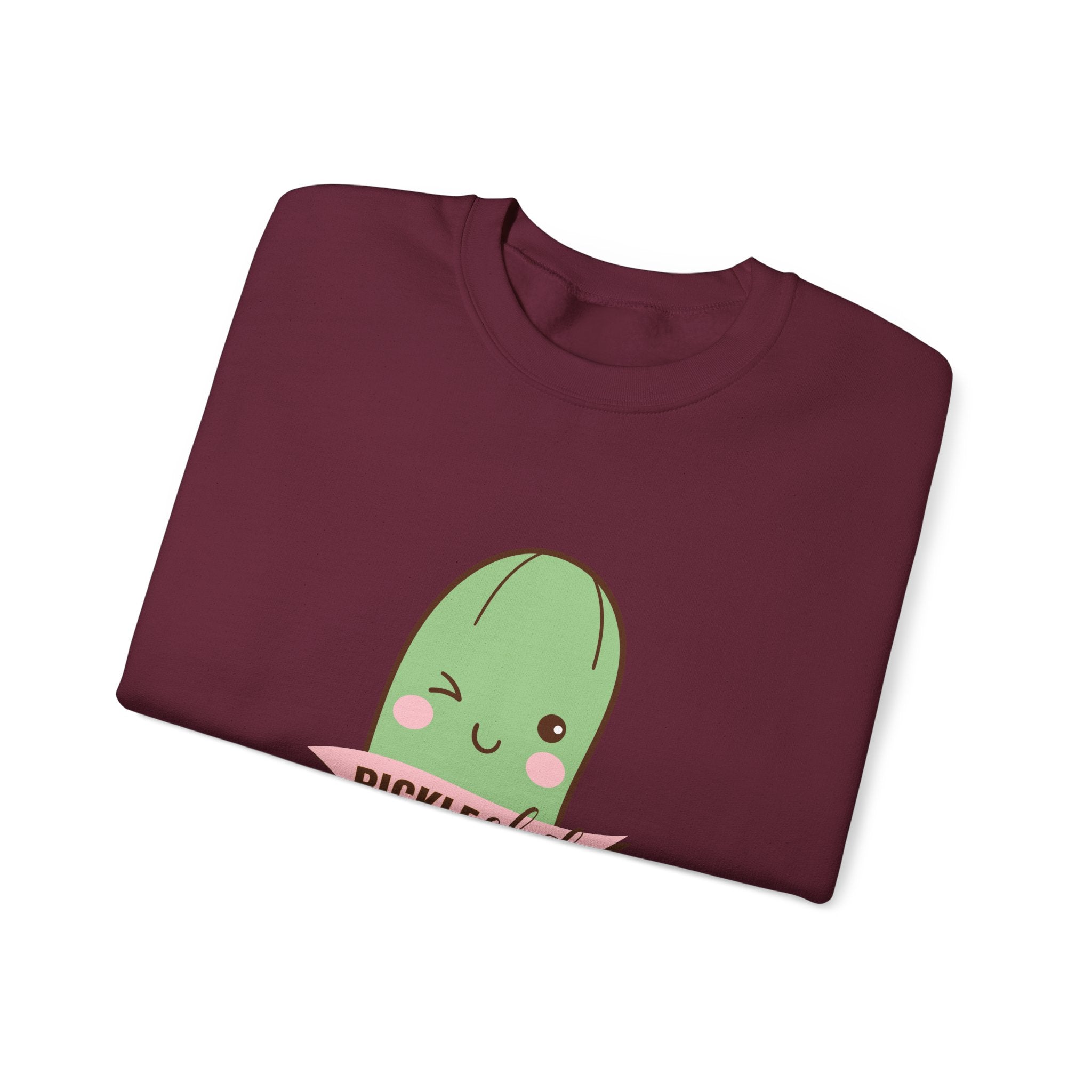 Pickle Lover Crewneck Sweatshirt, Cute Gifting for Foodies, Unisex Funny Sweatshirt, Quirky Casual Wear, Ideal for Birthdays
