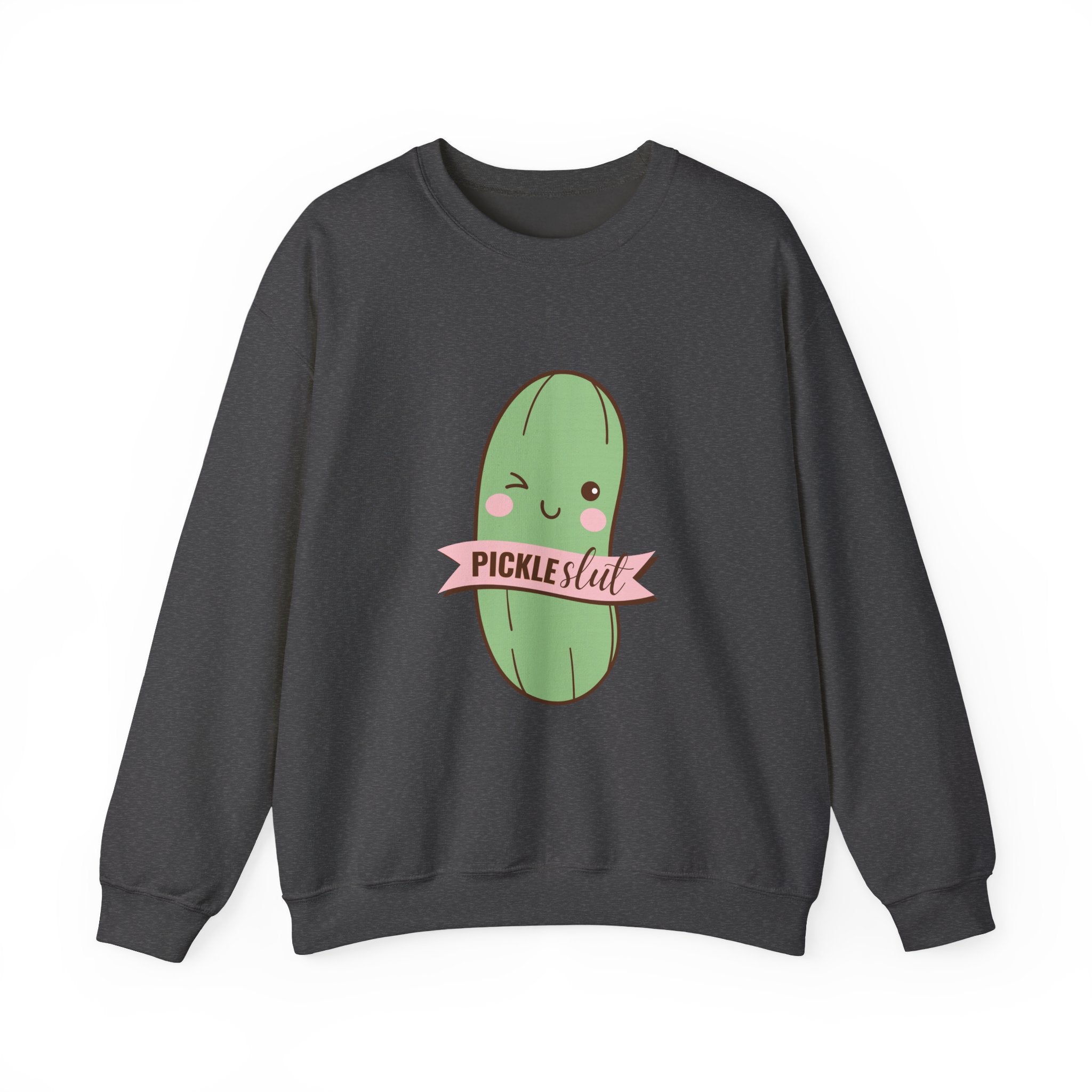 Pickle Lover Crewneck Sweatshirt, Cute Gifting for Foodies, Unisex Funny Sweatshirt, Quirky Casual Wear, Ideal for Birthdays