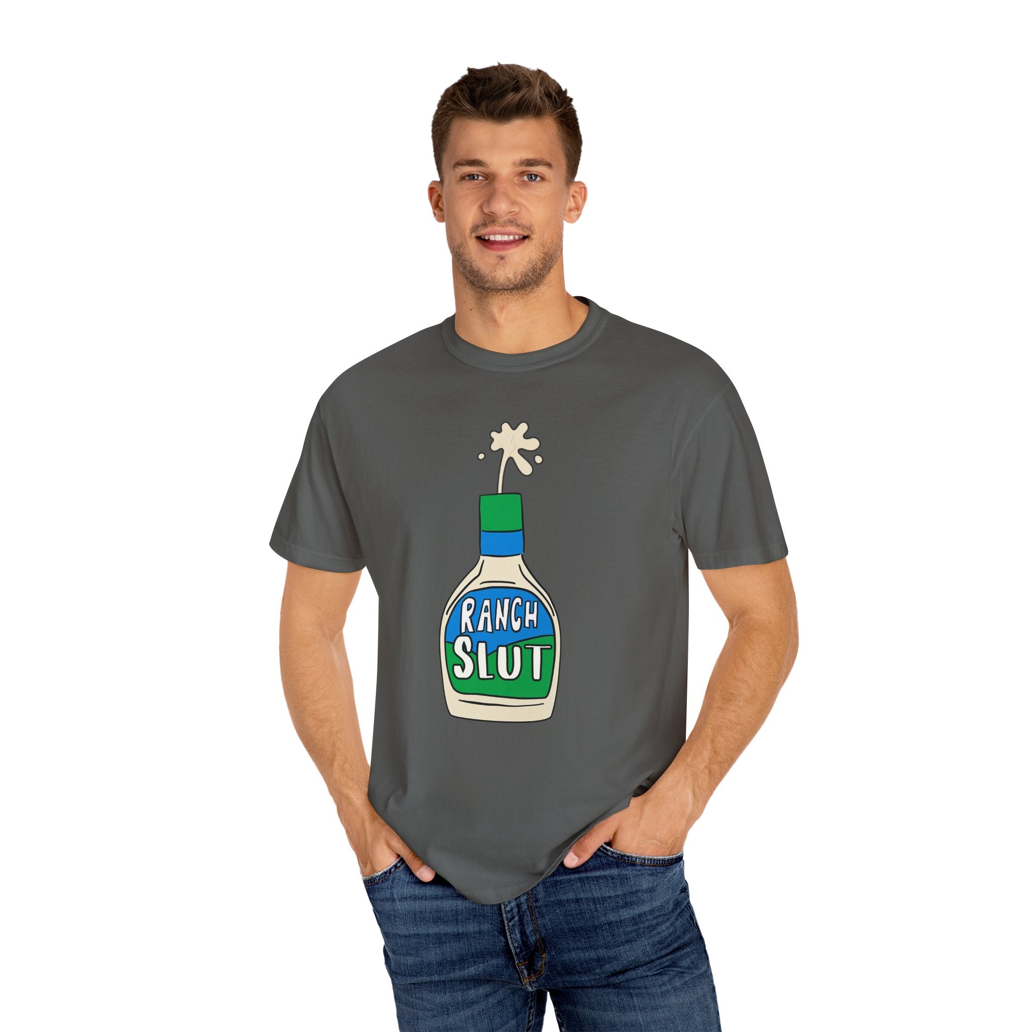 Funny Ranch Slut T-Shirt, Humorous Graphic Tee, Unisex Clothing, Gift for Foodies, Casual Wear for Parties