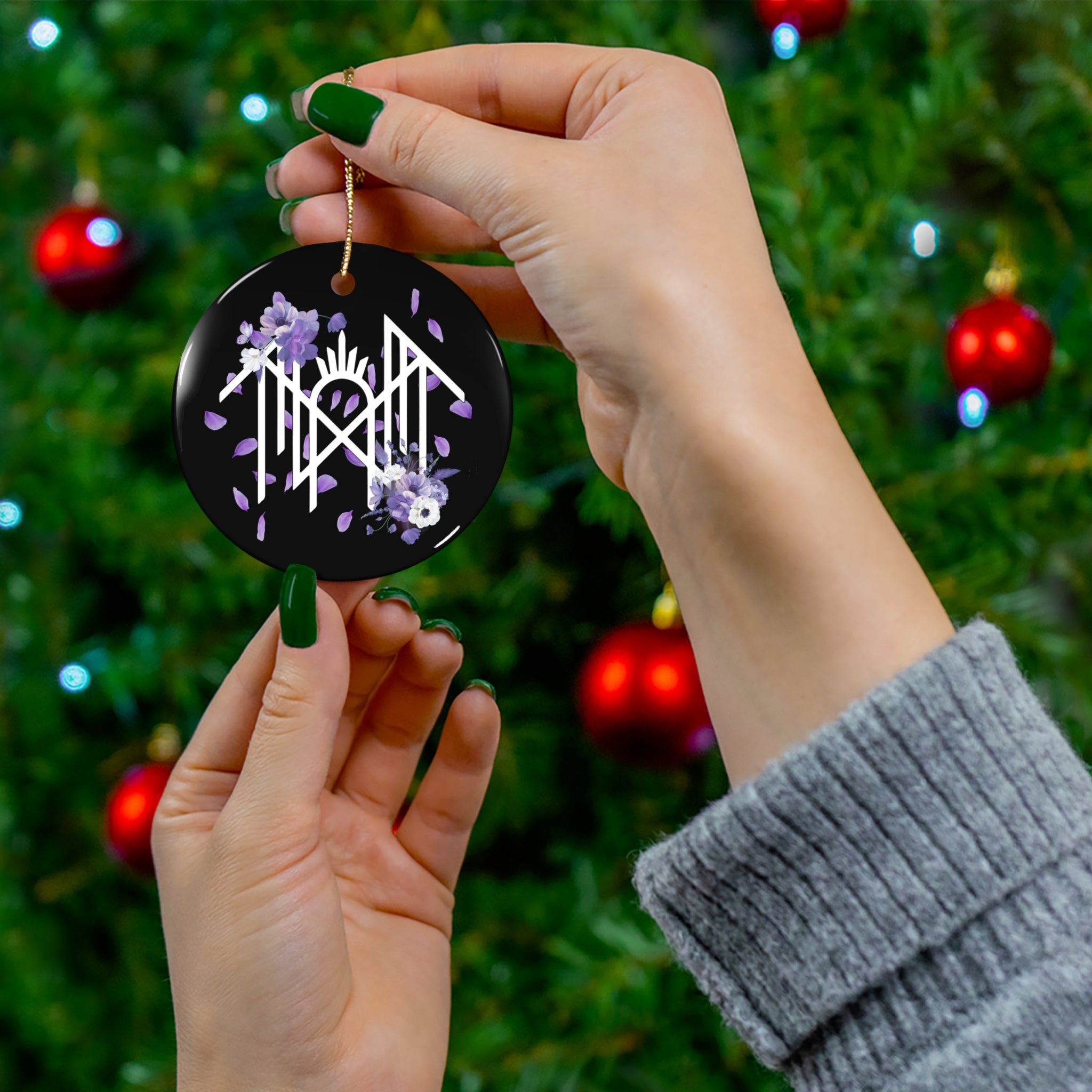 Sleep T Ceramic Ornaments, Unique Gifts for Holidays, Home Decor, Christmas, Custom Keepsakes