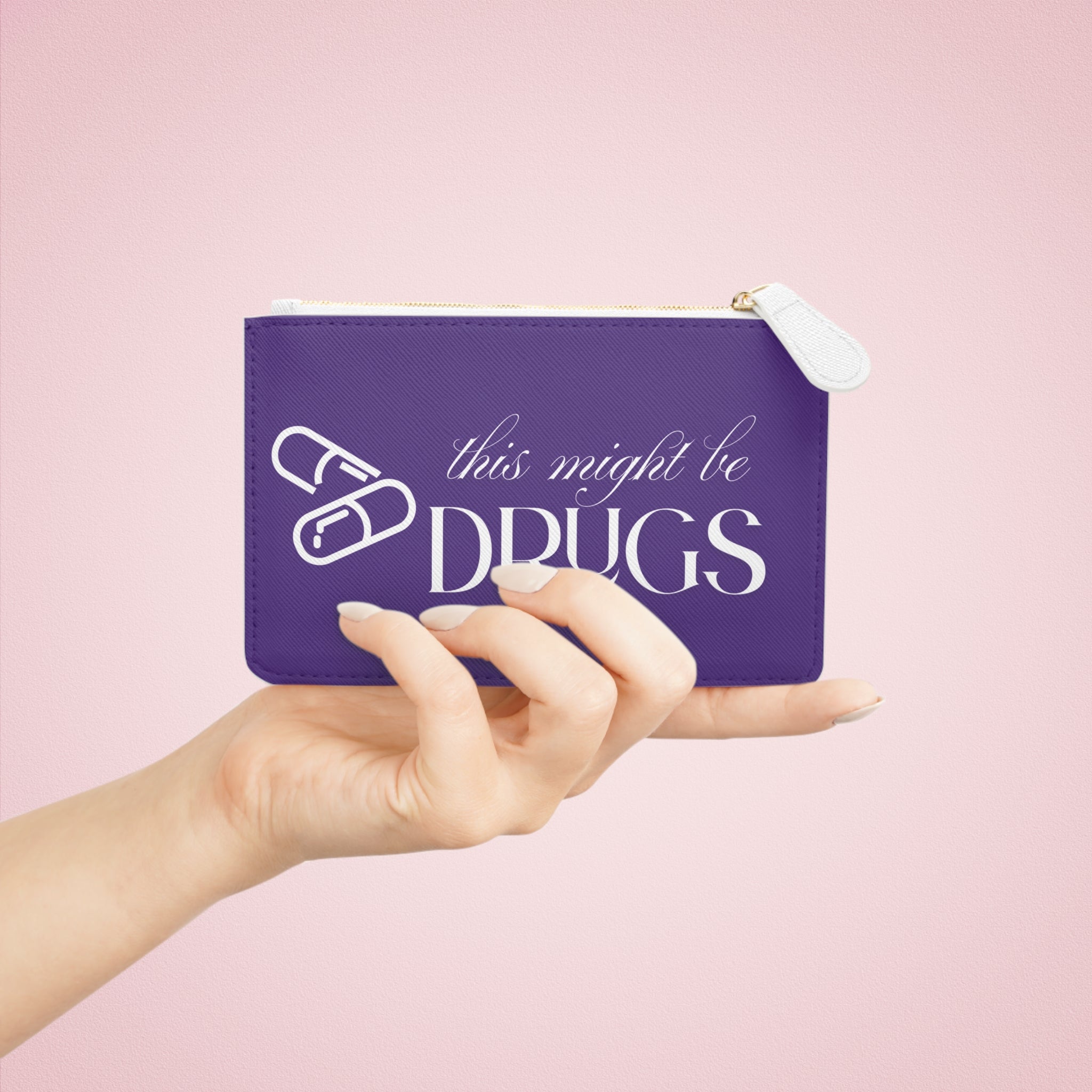 Fun Mini Clutch Bag for Party Lovers, Gift for Friends, Humor Accessory, College Bag, Cheeky Statement Purse