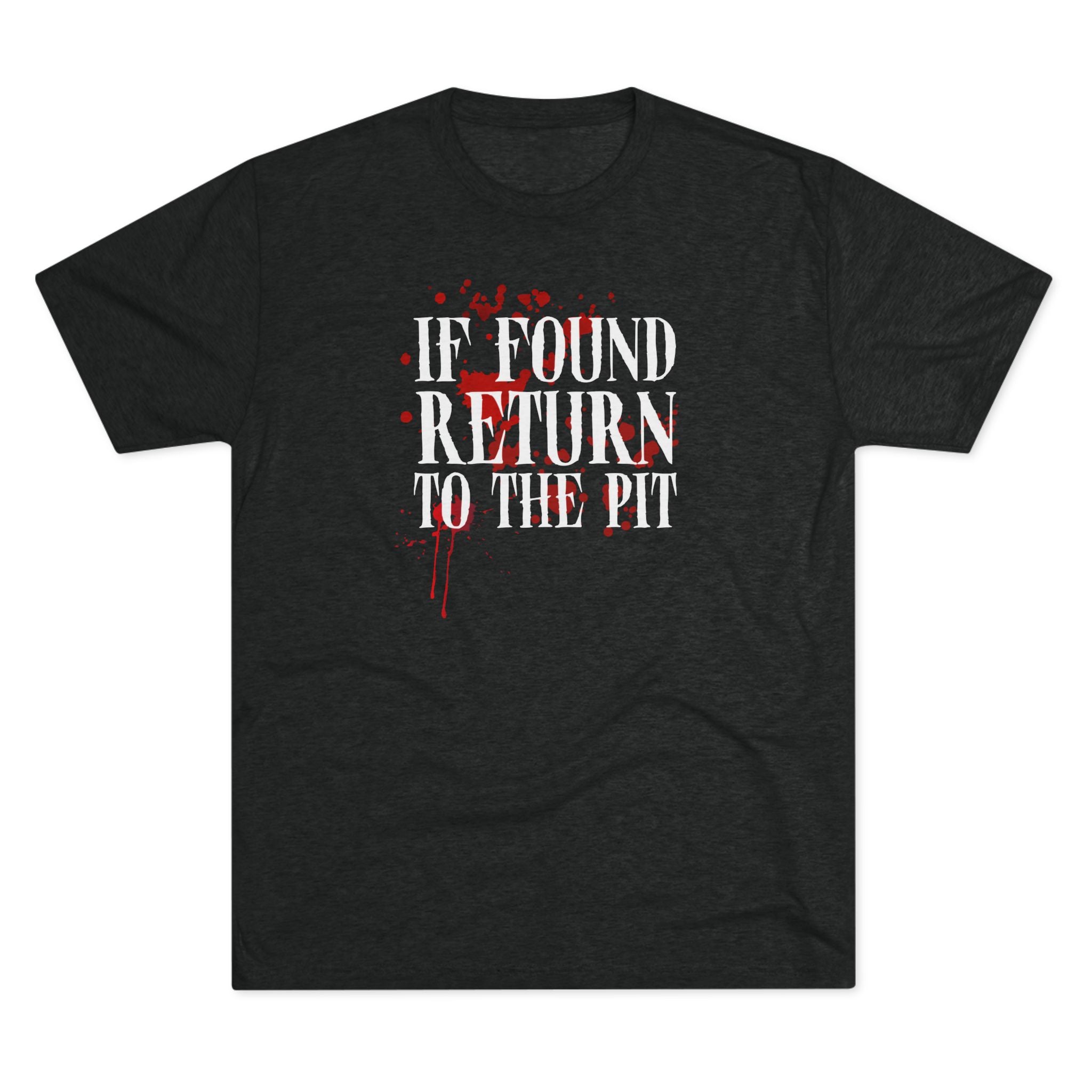 If Found, Return to the Pit Shirt | Emo Punk Rock Concert Tee | Scene Aesthetic Graphic T-Shirt | Festival & Mosh Pit Outfit